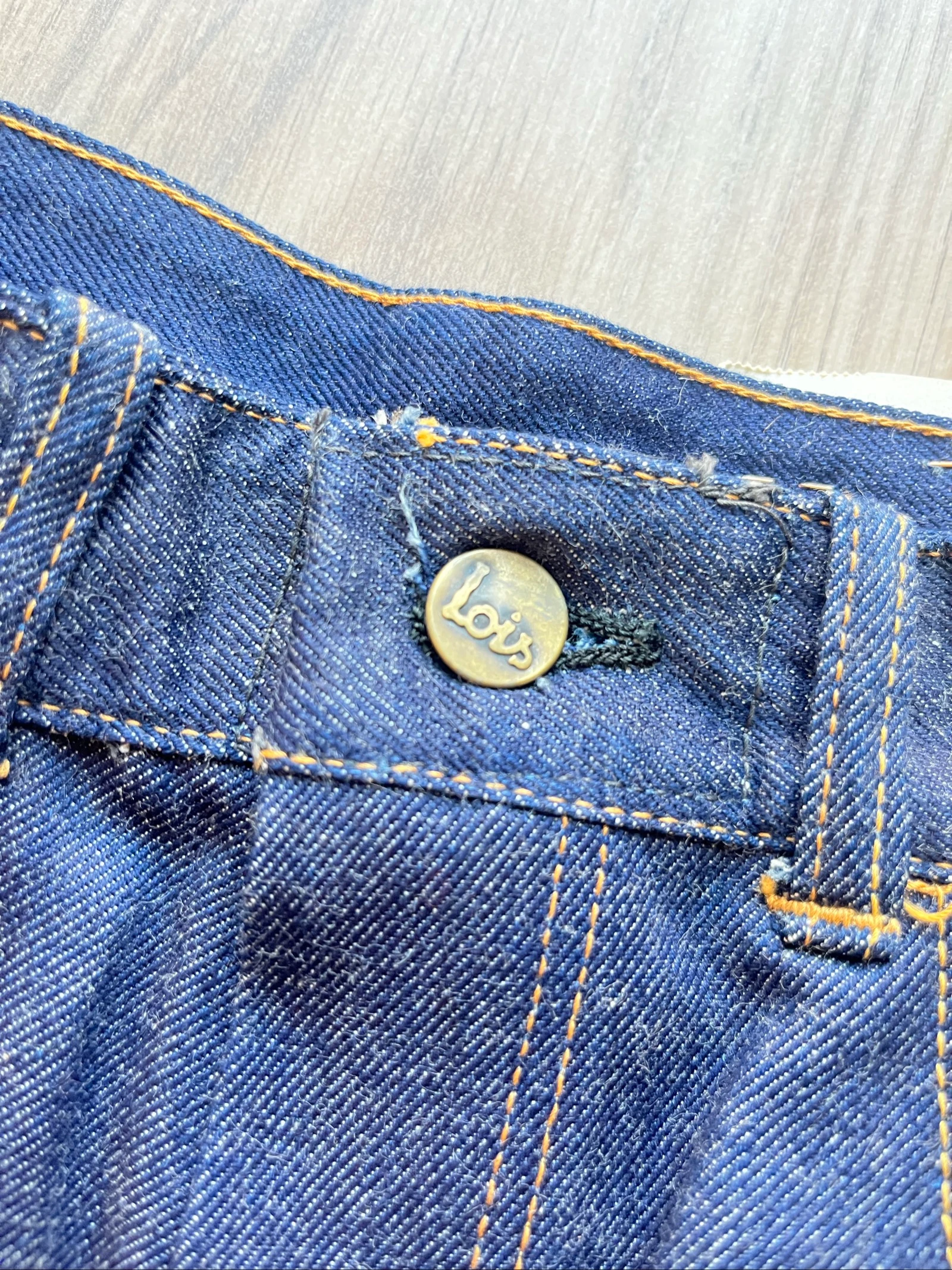 Lois Jeans Denim Blue Vintage Y2K Archive Straight Regular Baggy Streetwear Unisex – photo 10
